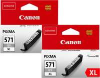 Canon CLI-571XL Cartridges Grijs Duo Pack