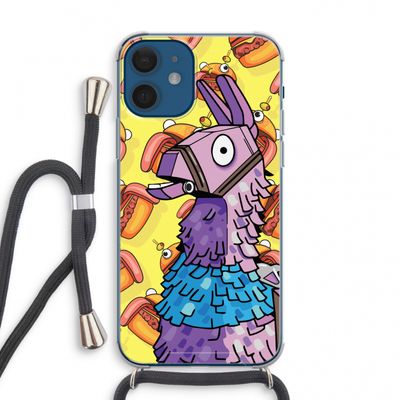 Loot Burger: iPhone 12 mini Transparant Hoesje met koord