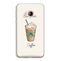 But first coffee: HTC U Play Transparant Hoesje