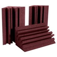 Auralex MetroLENRD Burgundy 30x30x61cm bass trap rood (4-delig)