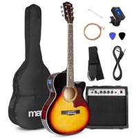 Retourdeal - MAX ShowKit elektrisch akoestische gitaarset met 40W