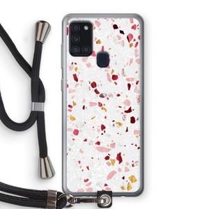 Terrazzo N°9: Samsung Galaxy A21s Transparant Hoesje met koord