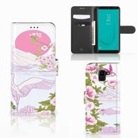 Samsung Galaxy J6 2018 | Telefoonhoesje | Met pasjeshouder | Bird Standing Samsung Galaxy J6 2018 | Telefoonhoesje | Met pasjeshouder | Bird Standing