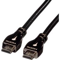 ROLINE HDMI Ultra HD Kabel met Ethernet, M/M, zwart, 10 m - thumbnail