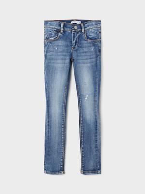 Name it winter jeans broek meisjes - blauw - skinny fit - NkfPolly2678