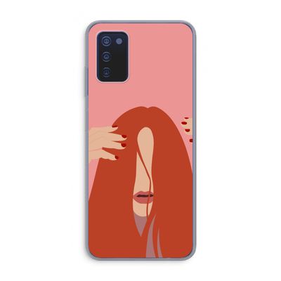 Woke up like this: Samsung Galaxy A03s Transparant Hoesje