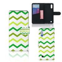 Samsung Galaxy M10 | Telefoon Hoesje | Zigzag Groen