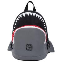 Pick&Pack Kinder Rugzak Happy Haai Grijs S
