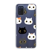 Katten: Samsung Galaxy A03s Transparant Hoesje