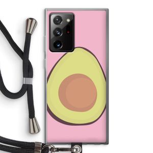 Avocado: Samsung Galaxy Note 20 Ultra / Note 20 Ultra 5G Transparant Hoesje met koord