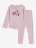 Kinderpyjama katoen rib 1x1 PETIT BATEAU rozen