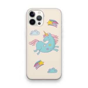 Vliegende eenhoorn: iPhone 12 Pro Max Transparant Hoesje