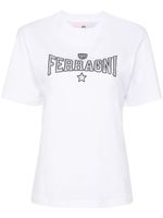 Chiara Ferragni t-shirt pailleté à logo imprimé - Blanc - thumbnail