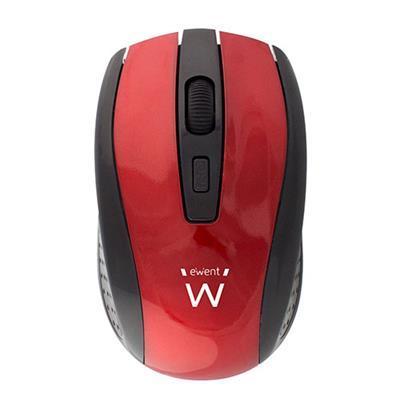 Ewent draadloze muis rood