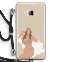 One of a kind: HTC U Play Transparant Hoesje met koord