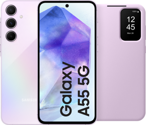 Samsung Galaxy A55 256GB Roze 5G + Smart View Book Case Roze