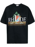 RHUDE t-shirt à imprimé graphique - Noir