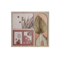 Fotolijsten DKD Home Decor 43 x 1,2 x 40 cm Natuurlijk Multicolour Hout MDF Boho