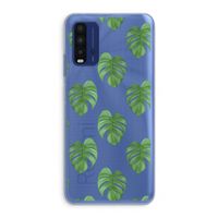 Monstera leaves: Xiaomi Redmi 9T Transparant Hoesje
