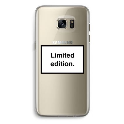 Limited edition: Samsung Galaxy S7 Edge Transparant Hoesje