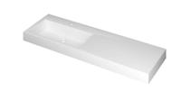 Wastafel INK Momento 1400x450x90 mm Mat wit 3421356