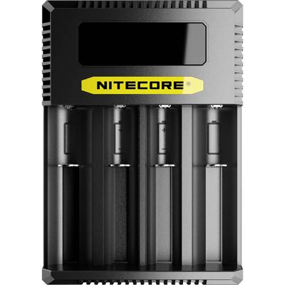 NiteCore CI4 Batterijlader Li-ion, NiCd, NiMH 10440, 14500, 14650, 16500, 16340, 16650, 17350, 17500, 17650, 17670, 18350, 18490, 18500, 18650, 18700, 21700,