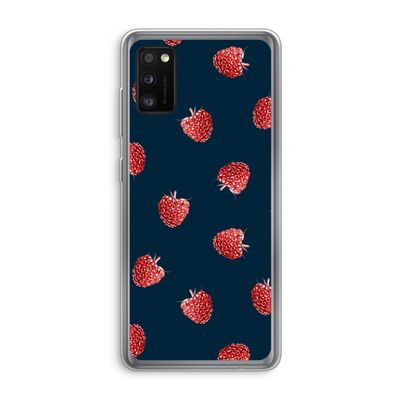 Framboosjes: Samsung Galaxy A41 Transparant Hoesje