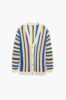 Gestreept brei-vest - WHITE - S