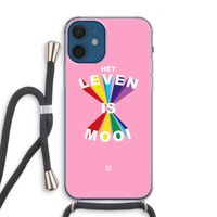 Het Leven Is Mooi: iPhone 12 Transparant Hoesje met koord