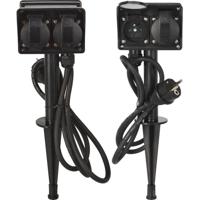 Pro Garden Tuinstekkerdoos outdoor 2+2