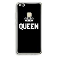 Queen zwart: Huawei Ascend P10 Lite Transparant Hoesje