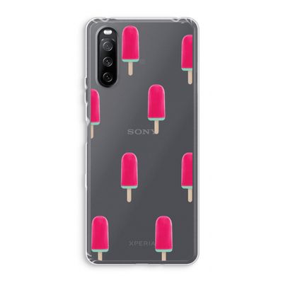 Waterijsje: Sony Xperia 10 III Transparant Hoesje