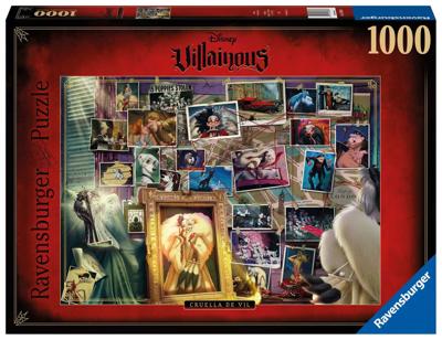 Disney Villainous - Cruella de Vil Puzzel 1000 Stukjes