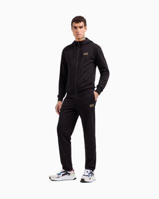 EA7 Emporio Armani 8NPV62 Trainingspak Heren Zwart/Goud - Maat M - Kleur: GoudZwart | Soccerfanshop