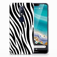 Nokia 7.1 TPU Hoesje Zebra