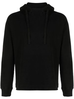 Ten C hoodie en coton à épaules tombantes - Noir