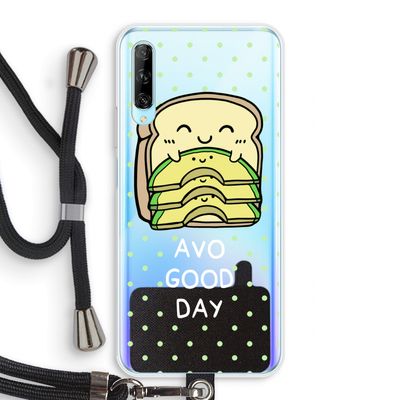 Avo Good Day: Huawei P Smart Pro Transparant Hoesje met koord