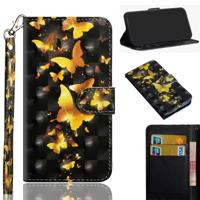 3D-schilderij patroon gekleurde tekening horizontale Flip TPU + PU lederen draagtas met houder & kaartsleuven & portemonnee voor Huawei Honor 20 Lite