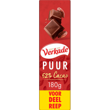 Verkade Puur Voordeelreep 180 g bij Jumbo