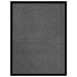 VidaXL Deurmat 40x60 cm antracietkleurig