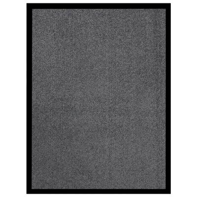 VidaXL Deurmat 40x60 cm antracietkleurig