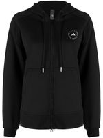 adidas by Stella McCartney hoodie zippé à logo imprimé - Noir - thumbnail