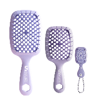 UNbrush Complete set Lilac - UNbrush Regular, Mini & Keychain