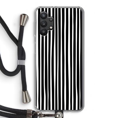 Stripes: Samsung Galaxy A32 5G Transparant Hoesje met koord