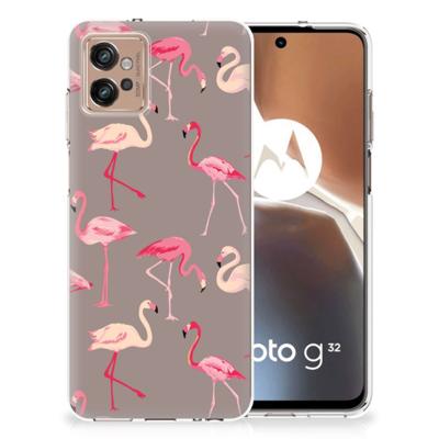 Motorola Moto G32 | TPU Hoesje | Flamingo