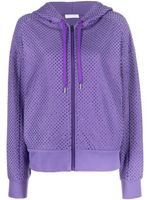 P.A.R.O.S.H. hoodie à ornement en cristal - Violet