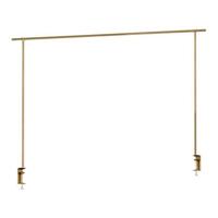 HIXA Decoratieframe Tafelklem Goud Verstelbaar 135 tot 250 cm Metaal