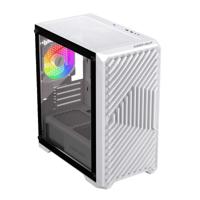 ATX Semi-toren doos KEEP OUT XC-220W Wit