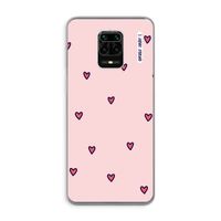Hartjes: Xiaomi Redmi Note 9 Pro Transparant Hoesje