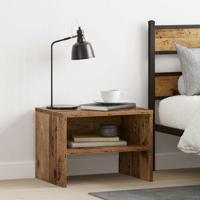Nachtkastje 2 pcs Oud hout 40 x 30 x 30 cm Bewerkt hout
